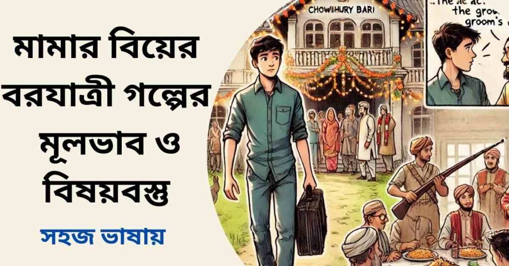 মামার বিয়ের বরযাত্রী গল্পের মূলভাব ও বিষয়বস্তু
