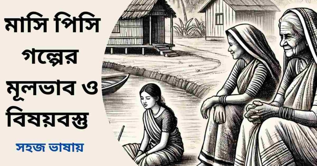 মাসি পিসি গল্পের মূলভাব ও বিষয়বস্তু - মানিক বন্দ্যোপাধ্যায়