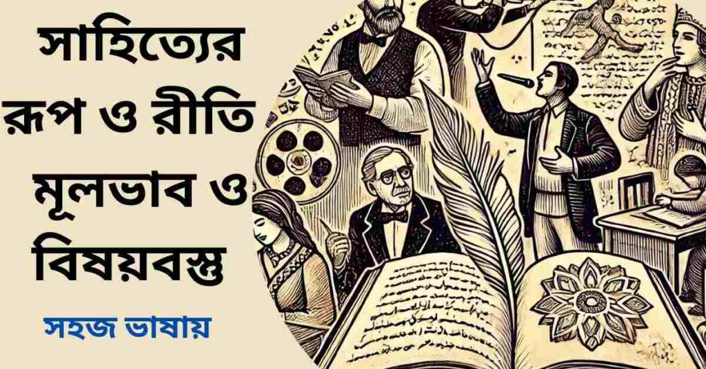 সাহিত্যের রূপ ও রীতি মূলভাব ও বিষয়বস্তু